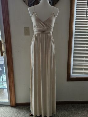 NWT Rachel Pally XS Cream Maxi Dress